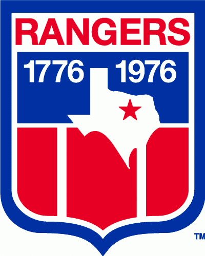 Texas Rangers 1976 Misc Logo iron on transfers for clothing